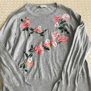 Loft embroidered sweater